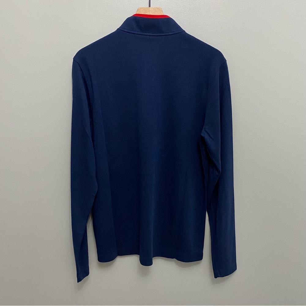 Nike Victory Dri-Fit Quarter Zip Ole Miss Mens Medium Blue Pullover NWT - Picture 12 of 12